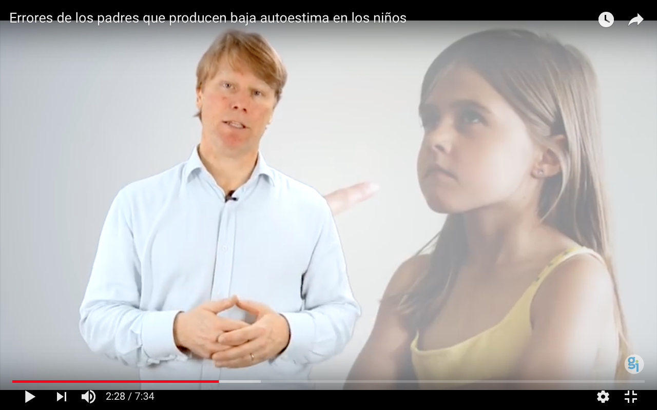 Un vídeo de Guiainfantil.com sobre cómo se produce baja autoestima en los niños